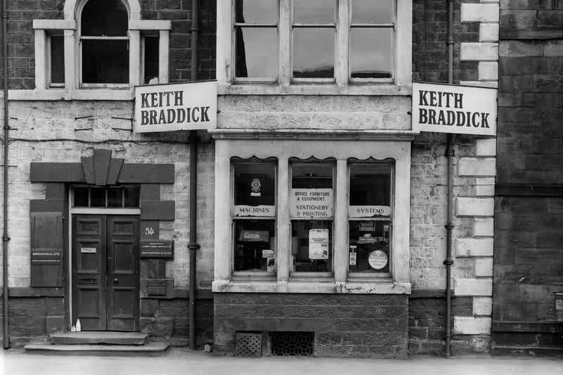 The office of Keith Braddick & Co. Ltd, Office Furniture & Equipment. Also housed in the building are, among others, E.F. Jowett & Partner, Insurance Brokers.
