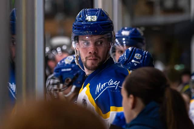 ONE STEP AT A TIME: Defenceman Sam Cooper believes Leeds Knights will build on the positive steps forward taken with last Saturday's 5-3 win on the road at Basingstoke. Picture: Charlotte Clarke/Knights Media.