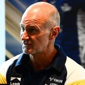 Leeds Rhinos coach Brad Arthur at today's Betfred Super League play-off launch. Picture by Olly Hassell/SWpix.com.