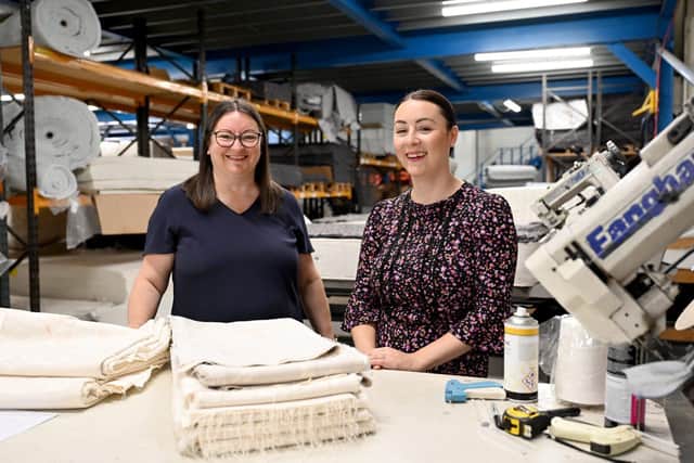 Tristine Hargreaves (left), executive director of the NBF, with Amy Wheeler, managing director of Kelcol