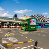 Buses at Leeds Bus Station picture in 2023. PIC: James Hardisty
