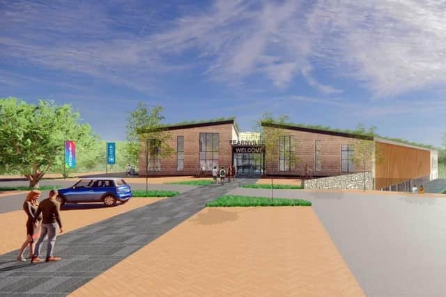 An artist's impression of how the new Fearnville Leisure Centre could look.
