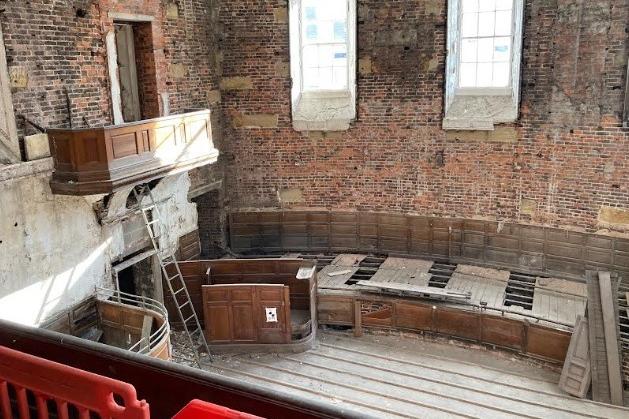 After decades of service as the Crown and County Court, it closed in 1992, fell into disrepair, and was placed on the "at risk" register.