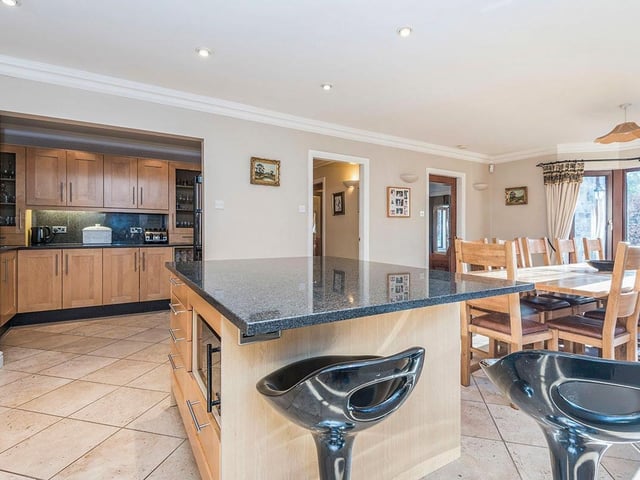 A modern open-plan living and dining kitchen is ideal for today's families.