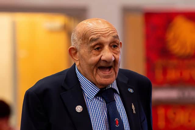 Sir Billy Boston seen at a Rugby League Lions reunion in February this year. Picture by Allan McKenzie/SWpix.com.