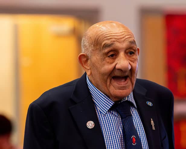 Sir Billy Boston seen at a Rugby League Lions reunion in February this year. Picture by Allan McKenzie/SWpix.com.