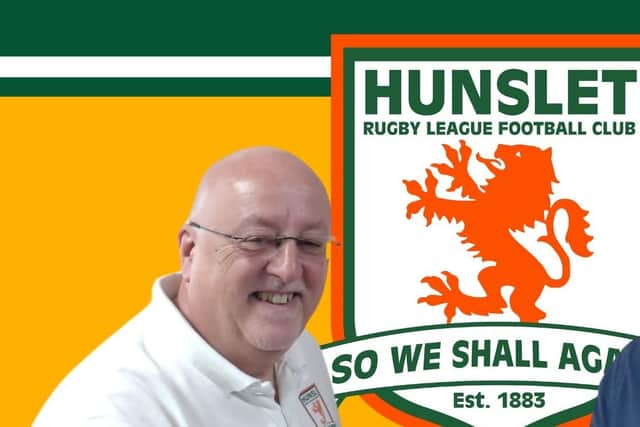 Hunslet RLFC chief executive Neil Hampshire. Picture by Hunslert RLFC.