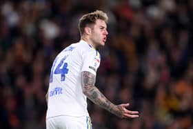 BIG MISS: Suspended Leeds United centre-back Joe Rodon, above, for Saturday's Championship visit of Watford. Photo by George Wood/Getty Images.