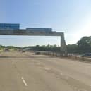 The M1 northbound will be closed between junction 46 (pictured) and 47 between 8pm and 6am this week. Photo: Google