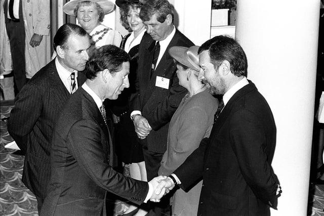 Prince Charles visits Mansfield town hall in 1994 - do you remember this? 
Did you get to meet him?
