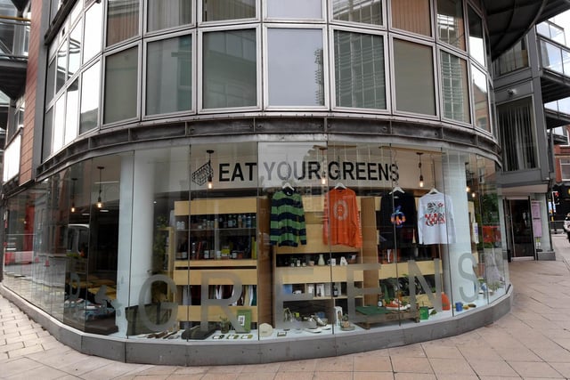 Eat Your Greens in New York Street scored 9 for atmosphere, 8 for food, 8 for service and 9 for value.