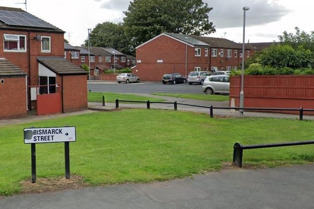 The Bismarcks, Dewsbury Road and Burton Street in Beeston recorded 93 offences