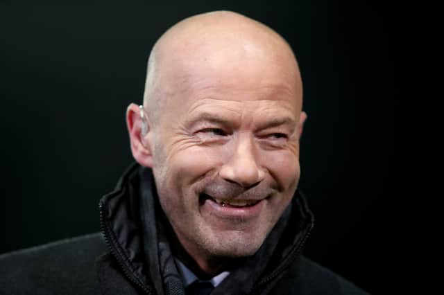 OXFORD, ENGLAND - FEBRUARY 04:  Former Newcastle United striker Alan Shearer during the FA Cup Fourth Round Replay match between Oxford United and Newcastle United at Kassam Stadium on February 4, 2020 in Oxford, England. (Photo by Marc Atkins/Getty Images)