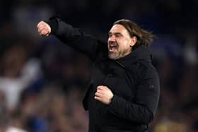 LAST LAUGH: Expected for Leeds United and boss Daniel Farke, above, in the play-offs. Photo by George Wood/Getty Images.