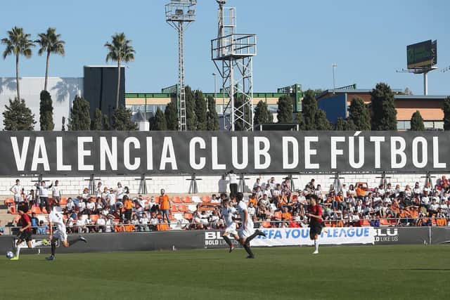 Leeds' Under-21s were beaten by a strong Valencia side at the Paterna Training Centre on Friday (Photo by John Peters/Manchester United via Getty Images)
