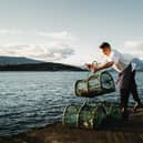 Chef, Michael Leathley on the Argyll coast in Scotland.