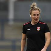 Leeds Rhinios' Wales captain Bethan Dainton. Picture by John Victor.