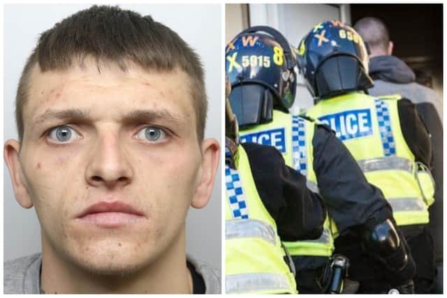 Haynes was jailed after admitting a dealing in crack cocaine following a police raid, then attacking a woman while on bail. (pics by WYP / National World)