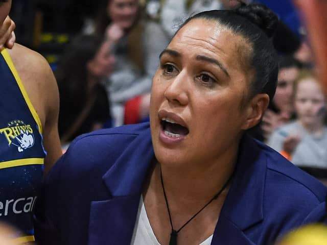 Leeds Rhinos director of netball Liana Leota is demanding more ahead of visit of Surrey Storm. (Picture: Tom Pearson Photography)