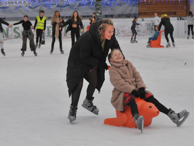 Brodie Crossley, of Mirfield, with daughter Nelly as she celebrates her seventh birthday.