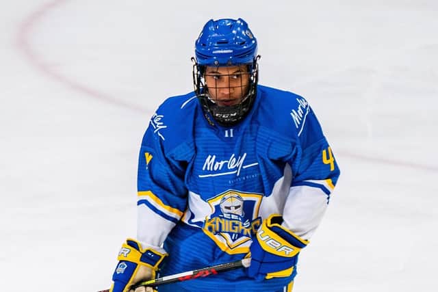 GOOD START: Leeds Knights II defenceman and alternate captain, Lawrence Dean. Picture: Kev Bland/Knights Media.