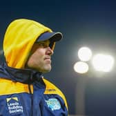 Leeds Rhinos coach Rohan Smith at Friday's game. Picture by Olly Hassell/SWpix.com.