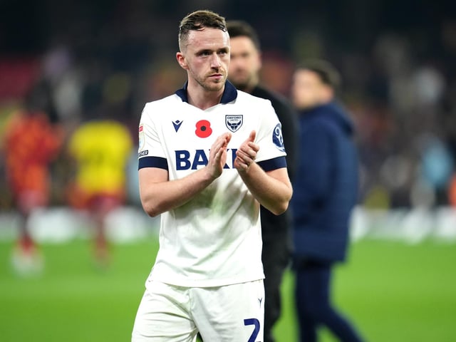Oxford defender Long took a whack to the head in the 1-1 draw at home to Millwall at the end of last month but the 29-year-old returned to the bench as an unused substitute for the weekend's defeat at home to Sheffield Wednesday.