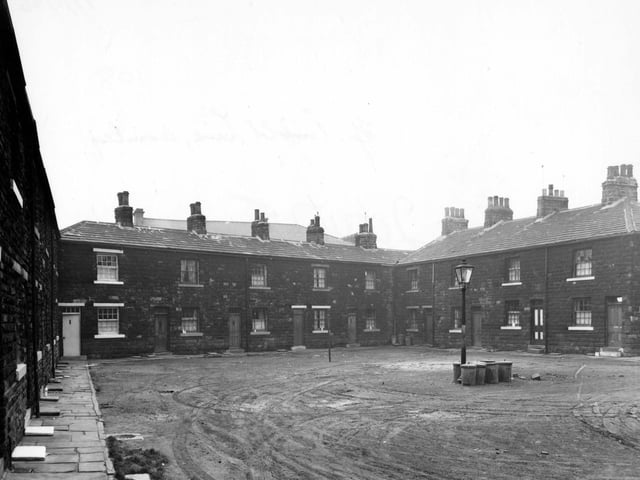 Ellis Square on Theaker Lane pictured in January 1956.