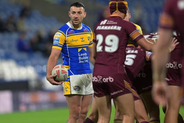 Leeds Rhinos' Jake Connor was runner-up in voting for the Rugby League Writers and Broadcasters Association player of the year. Picture by Jonathan Gawthorpe.