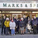 Local councillors, business owners and residents hoped they could persuade Marks & Spencer to reverse their decision to close the Castleford store. Picture Scott Merrylees