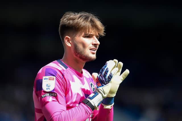 INJURY DOUBT - Matija Sarkic is struggling with a quad injury ahead of Millwall's Championship reunion with Leeds United at The Den. Pic: Getty