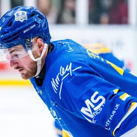 ON TARGET: Liam Peyton scored Leeds Knights' first goal of pre-season in Friday night's 3-1 defeat at home to Tilburg Trappers. Picture: Kev Bland/Knights Media.