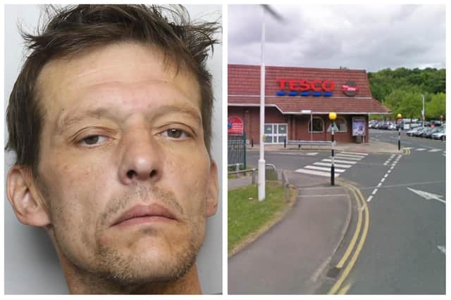 Lumley took the car at Tesco on Roundhay Road and ran down the owner.