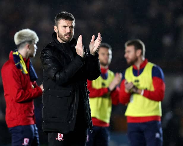 RESPECT: For Middlesbrough and boss Michael Carrick, above, from Leeds United's fans. Photo by Ryan Hiscott/Getty Images.