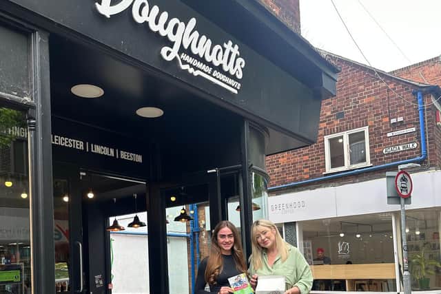Megan from Nexus Fostering visits Doughnotts in Beeston.