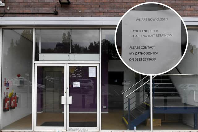 myorthodontist in Moor Allerton, Leeds, closed at the end of May after it lost its NHS contract