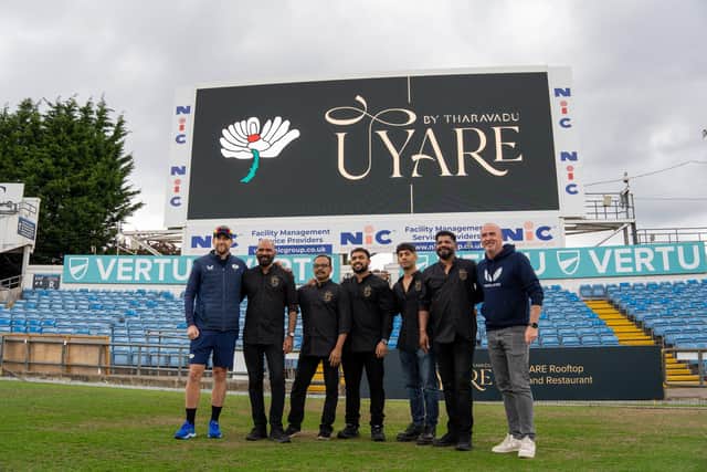 Uyare and YCCC teams at Headingley Stadium