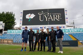 Uyare and YCCC teams at Headingley Stadium