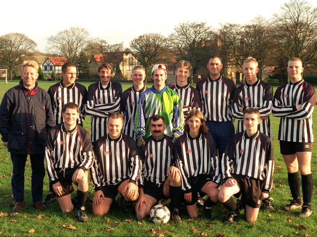 Burley FC who played in Division One of the Red Triangle League pictured in November 1995.  Back row, from left, are Ian Fountain (manager), Kevin Hall, Paul Brown, Mark Hutchinson, Jason Hopper, Danny Mawson, Darren Thomas, Lee Cockayne and Neil Morrow. Front row, from left, are John McBride, Andrew Dawson, Steve O'Keefe, Ian Kemble and Sean Scollen.