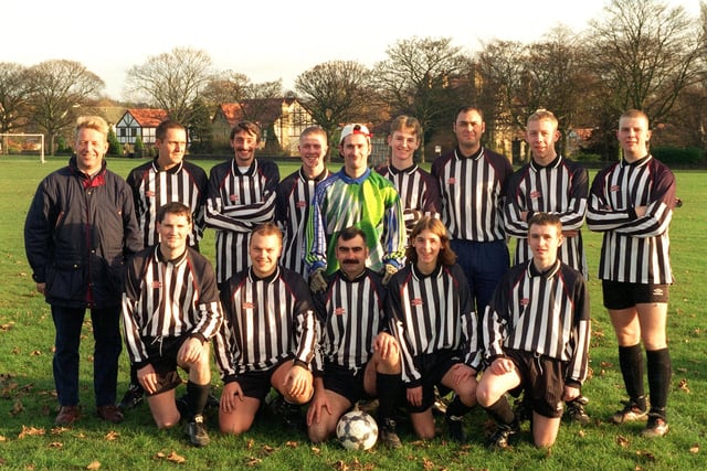 Burley FC who played in Division One of the Red Triangle League pictured in November 1995.  Back row, from left, are Ian Fountain (manager), Kevin Hall, Paul Brown, Mark Hutchinson, Jason Hopper, Danny Mawson, Darren Thomas, Lee Cockayne and Neil Morrow. Front row, from left, are John McBride, Andrew Dawson, Steve O'Keefe, Ian Kemble and Sean Scollen.