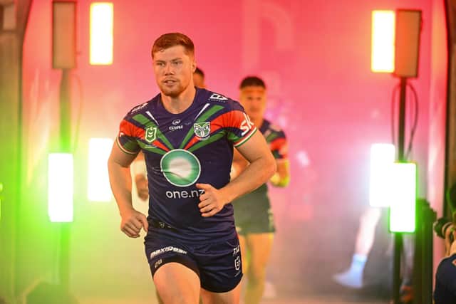 Morgan Gannon joined New Zealand Warriors from Leeds Rhinos at the end of last season. Picture by Andrew Cornaga/PhotoSport NZ/SWpix.com.