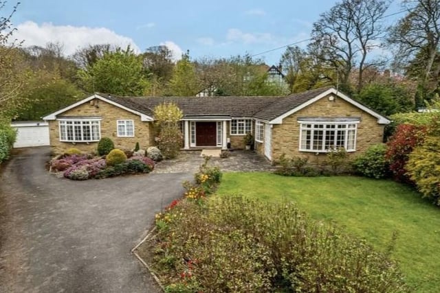 This three-bedroom bungalow on Montagu Drive in Roundhay has been placed on the market with an asking price of £675,000. Tucked away at the end of a cul-de-sac, the detached property is surrounded by lovely gardens and boasts a double garage.