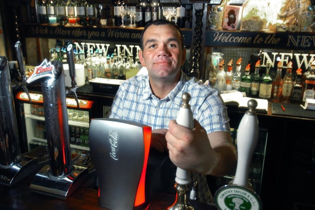 Nick Marshall, landlord at the New Inn, Calverley, pictured in 2010.