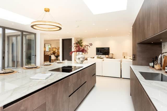 The kitchen is built to an incredibly high standard