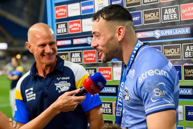 Jake Connor has thrived at Leeds Rhinos under Brad Arthur. Picture by Allan McKenzie/SWpix.com.