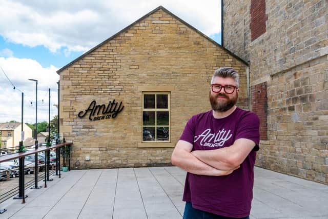 James Downing is Amity Brew Co's tap room manager. Image: James Hardisty