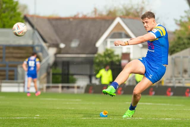 Jack Smith in action for Rhinos academy. Picture by Craig Hawkhead/Leeds Rhinos.