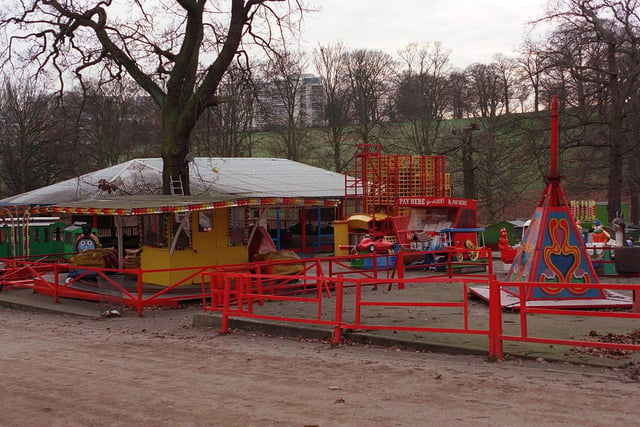 Do you remember the Roundhay Park fair? Pictured in December 1998.