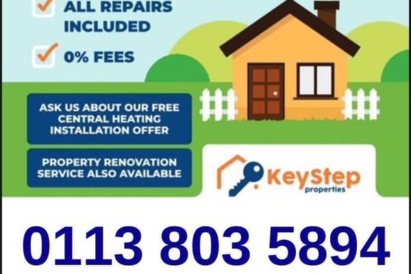 Over 300 houses are managed by Keystep Properties in Leeds