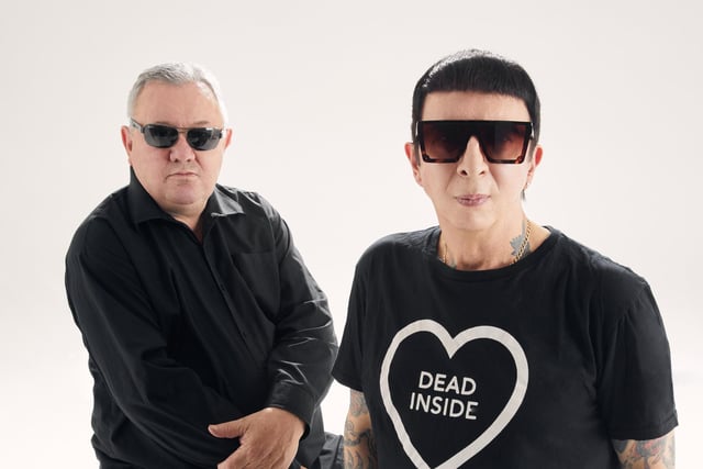 Soft Cell members Marc Almond and David Ball set up the group in 1978 after meeting at Leeds Polytechnic. The synthpop duo would go on to have worldwide success with their cover of 'Tainted Love'. Photo: Andrew Whitton